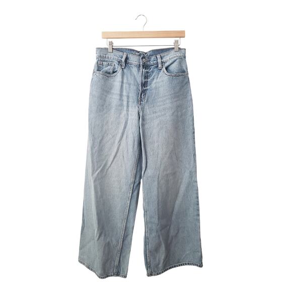 Old Navy Extra High Rise Wide Leg Baggy Jeans Size 10 - Picture 1 of 6